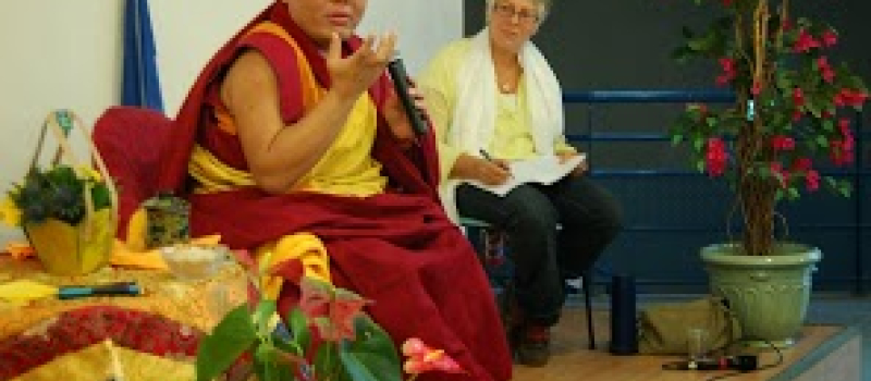 Guéshé Ahbay Tulku Jigmé Thupten Tendar Rinpoché de retour à Lamothe-Goas.