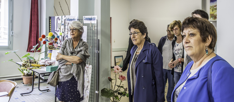 Nogaro – Gisèle Biémouret visite l’accueil de jour