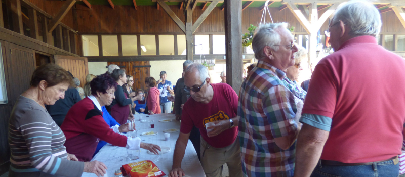 CLAP avait organisé sa balade mensuelle à Cazaux Ville comtal