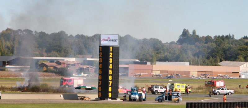 Un petit avion de tourisme s'écrase sur le circuit de Nogaro