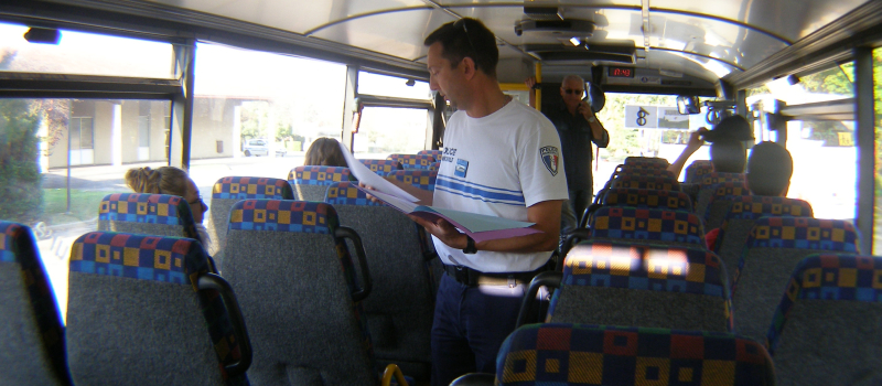 sécurité routière dans les transports scolaires