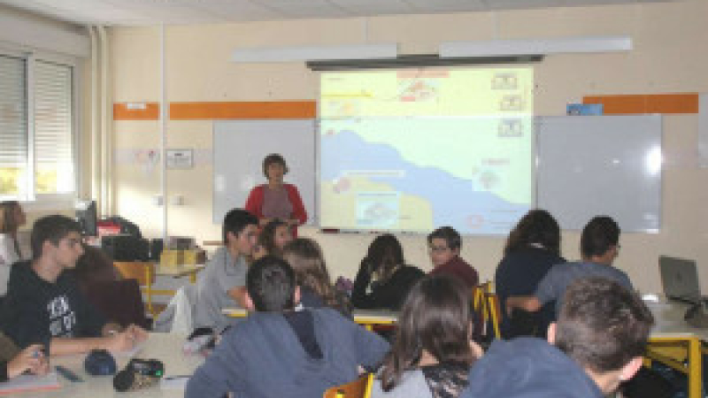 Les collégiens découvrent le Transport-Logistique