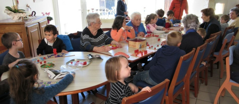 Valence-sur-Baïse : rencontre inter-générations à la MAPA.
