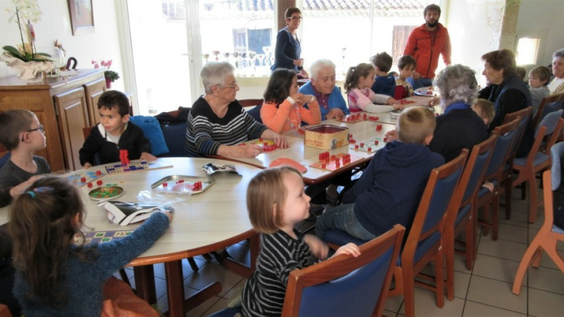 Valence-sur-Baïse : rencontre inter-générations à la MAPA.