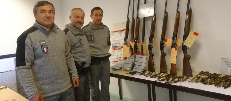 Lutte contre la chasse aux alouettes avec des moyens prohibés 