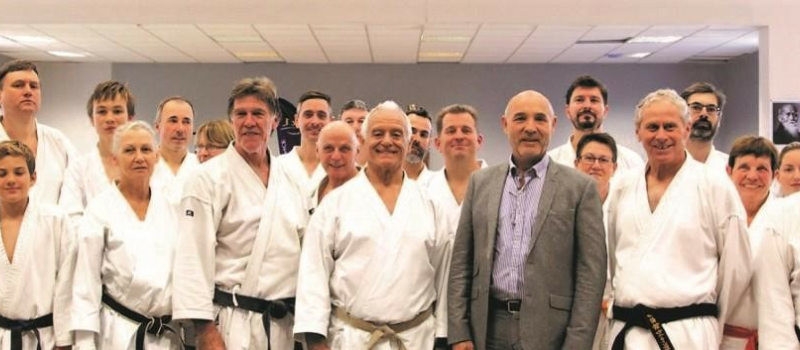 Karaté : Stage Jean Pierre Lavorato, 9° Dan, Hall des combats