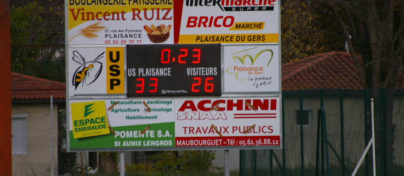 Echos de l'U S Plaisance Rugby 