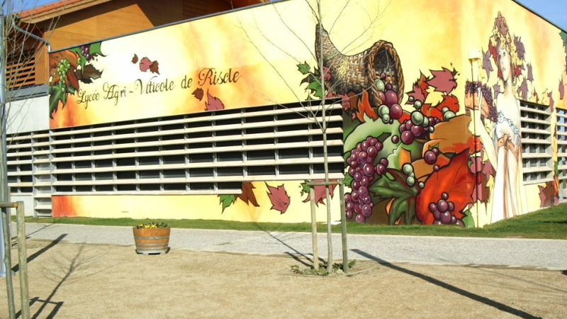 Salon des vins du lycée agri-viticole de Riscle