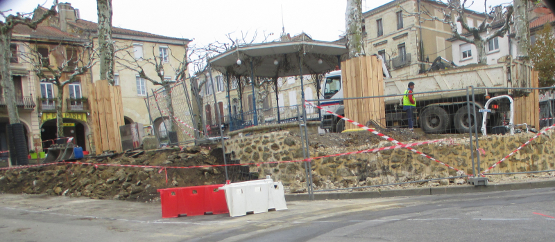 Travaux nouvelle place