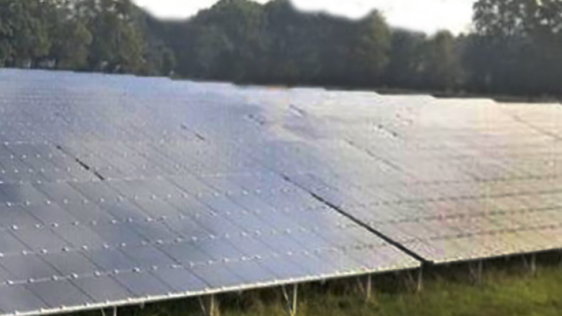 Un parc solaire de 1500m² dès 2018
