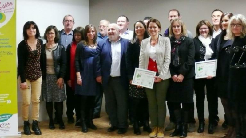 Cérémonie de remise du label Eco-défis