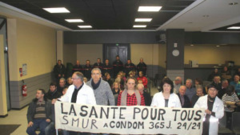  Le SMUR de Condom a le soutien de la CCGA