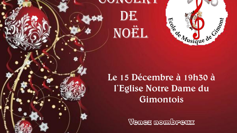 Concert de Noël à Notre-Dame du Gimontois