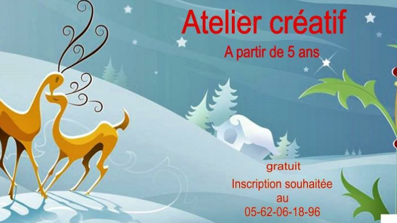 Atelier de Noël créatif