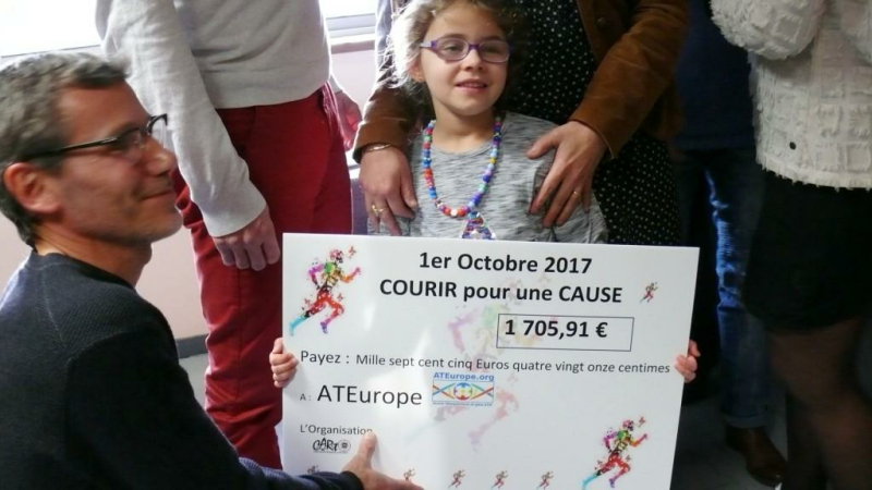 La générosité de " Courir pour une bonne cause" 