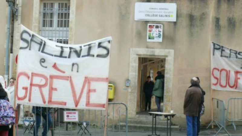 Communiqué de presse intersyndical du collège Salinis