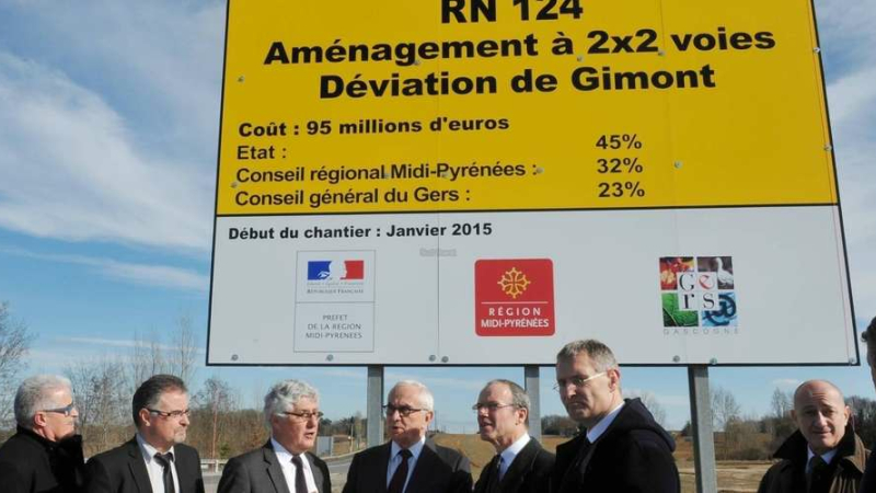 Les députés, les sénateurs et le président du Conseil Départemental jouent groupé sur le dossier de la RN 124