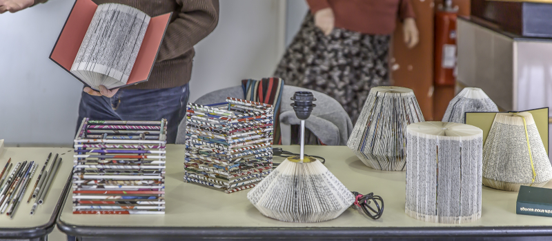 Les Papillons jaunes font des paper’s lamps