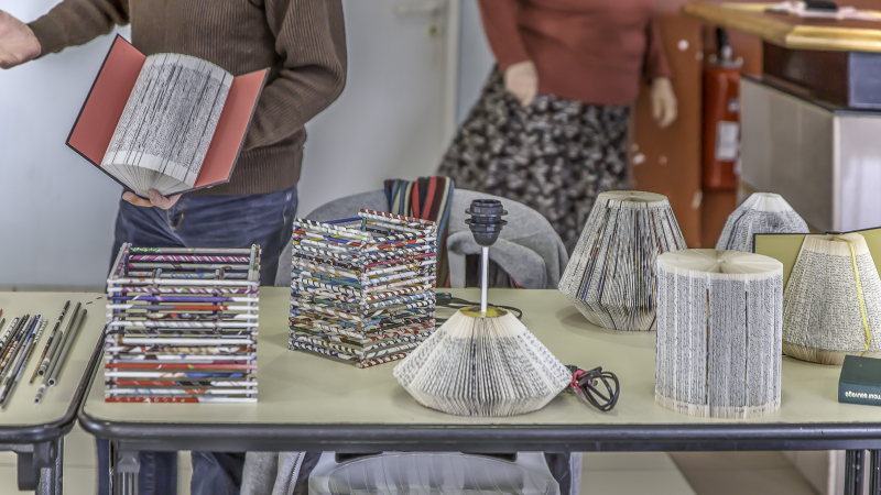 Les Papillons jaunes font des paper’s lamps