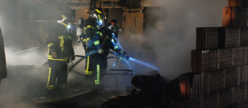 Important incendie d'une maison