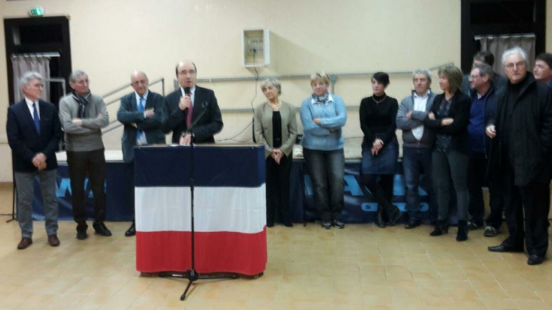 les voeux  du maire de Preignan