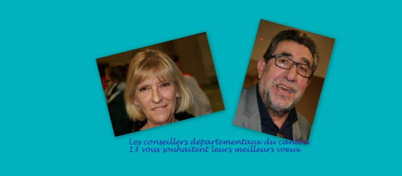 Les conseillers départementaux du canton vous présentent leurs voeux