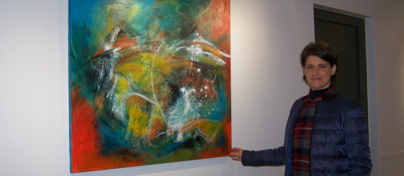  A l'Office de Tourisme : ambiance ludique et imaginaire dans le monde pictural de Caroline Massol