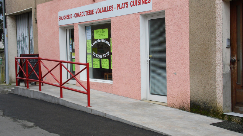 Accessibilité  pour un commerce de bouche