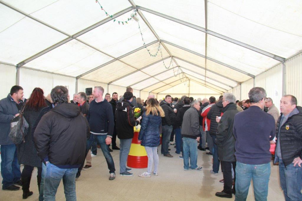 les convives d'avant matchs pour cette journée des partenaires