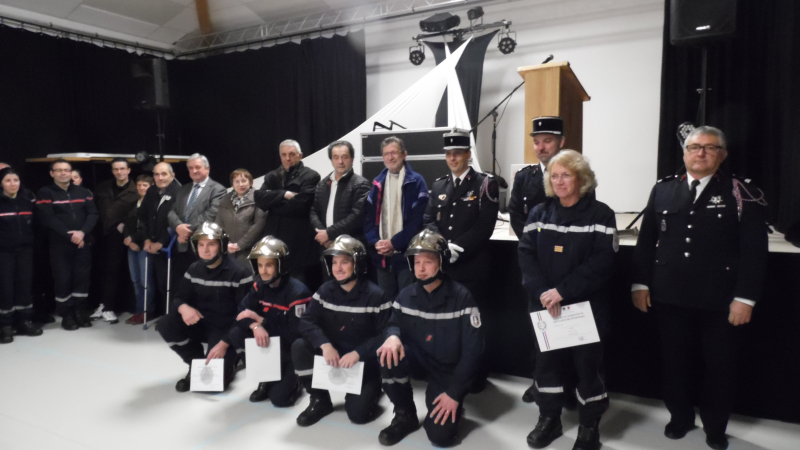 Les pompiers Plaisantins ont fêté Sainte-Barbe