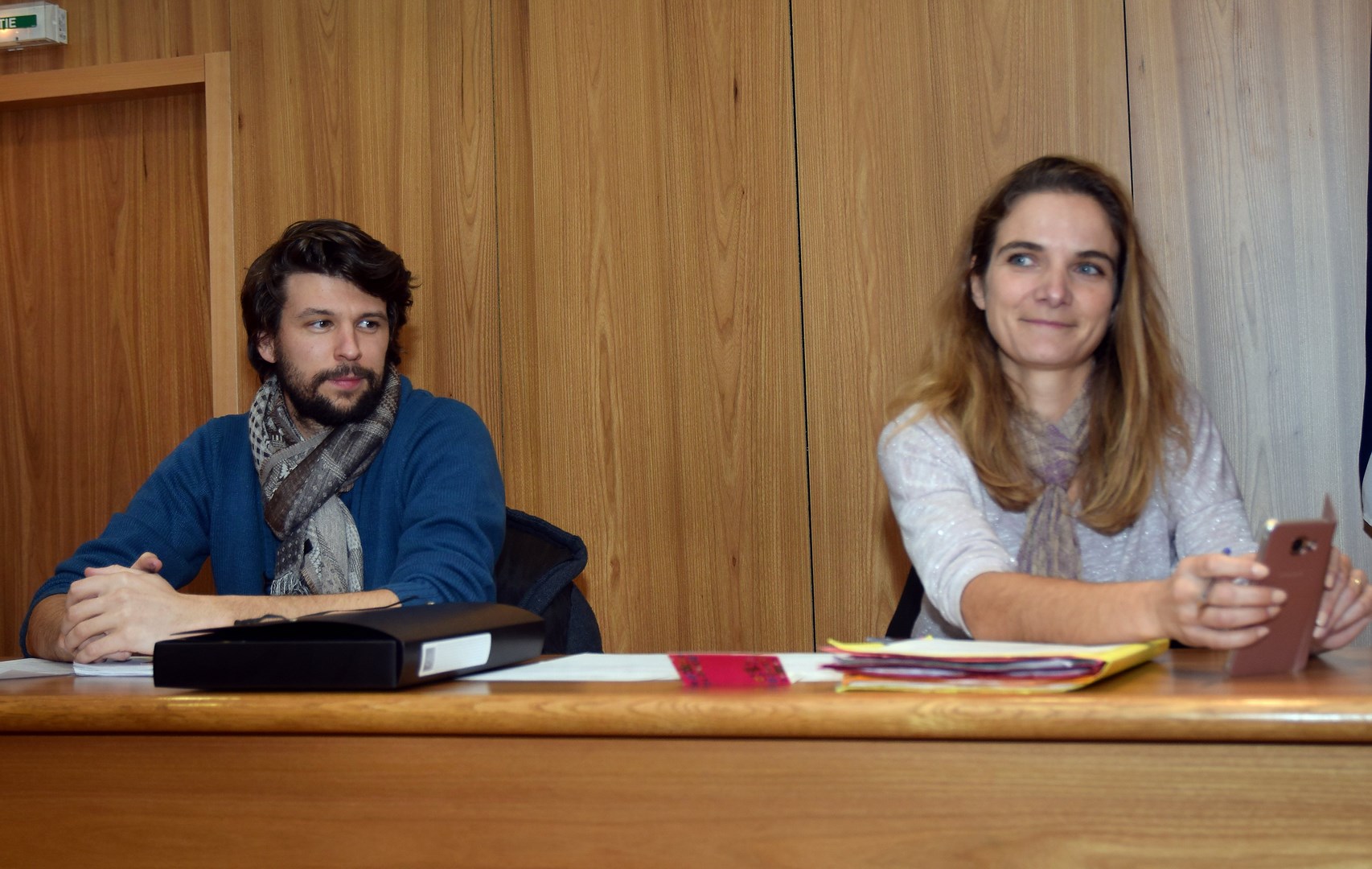 Florian Calvez et Laurence Darées,   piliers de ce partenariat 