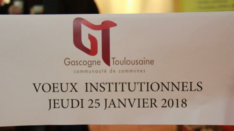 Voeux de Francis Idrac à la Communauté de Communes de la Gascogne Toulousaine