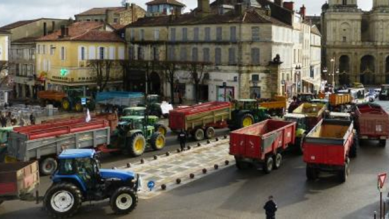 Auch ville bloquée : La FDSEA 32 et les JA 32 haussent le ton