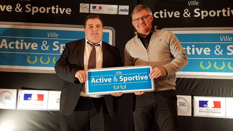 Remise du label ville active et sportive de Saint Clar