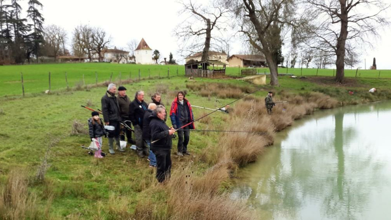 Pêche à la truite : belles prises au lac