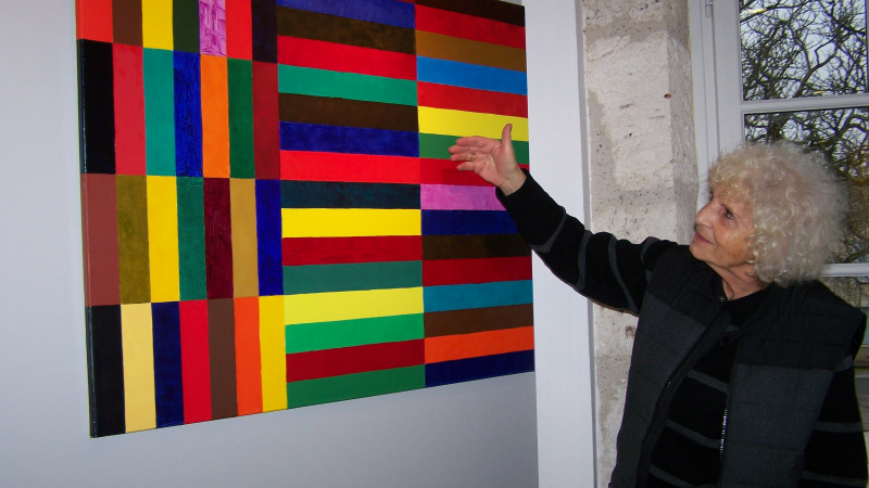 Une envolée de couleurs vives en ces temps hivernaux..L'artiste SLM provoque des ondes positives par le biais de sa peinture !