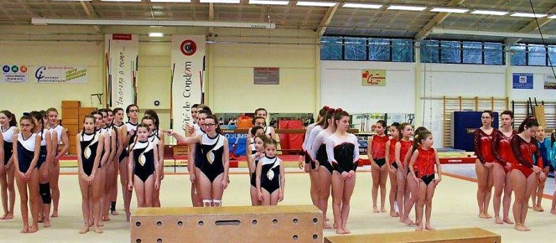 Compétition départementale de gymnastique