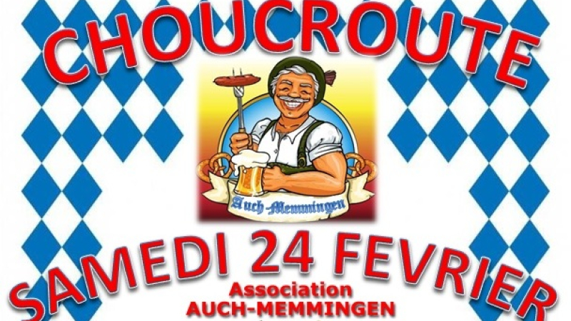 Repas choucroute proposé par Auch Memmingen
