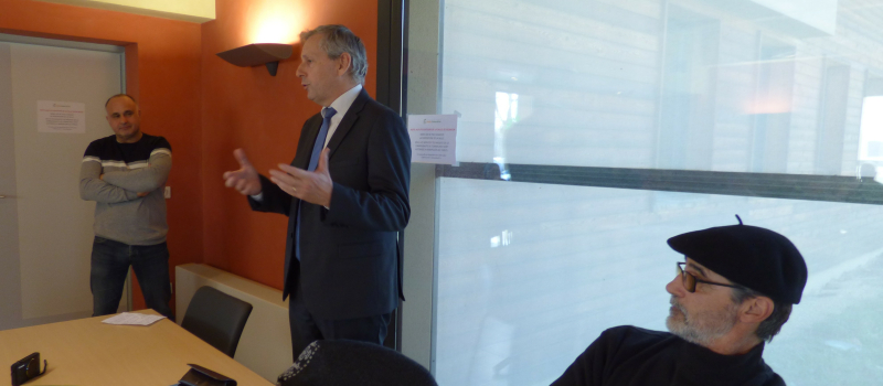 Réunion FDSEA GA à la communauté des communes