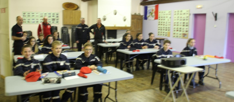 Les Jeunes Sapeurs Pompiers de l’Astarac se forment