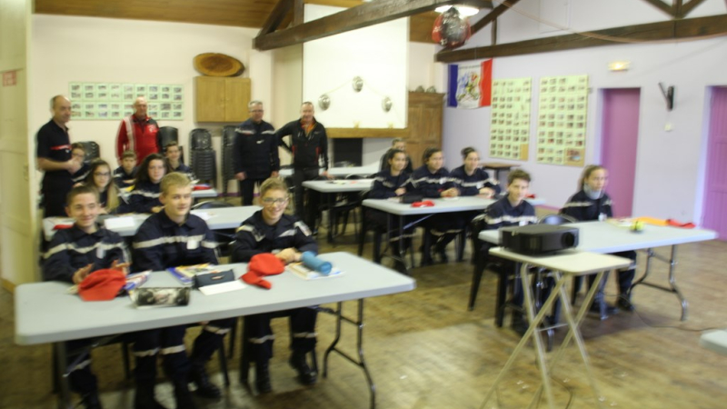 Les Jeunes Sapeurs Pompiers de l’Astarac se forment