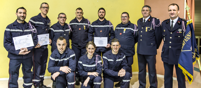 Le Houga – La Sainte-Barbe affirme les valeurs des sapeurs-pompiers 
