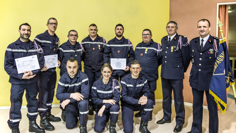 Le Houga – La Sainte-Barbe affirme les valeurs des sapeurs-pompiers 