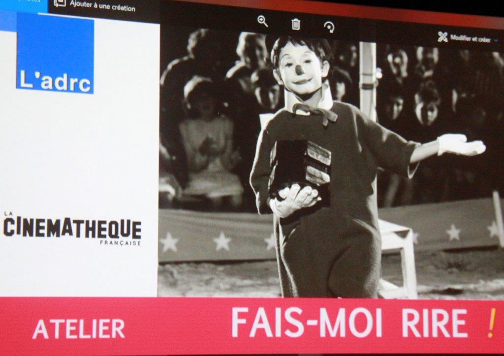 atelier "fais moi rire" à l'Olympia