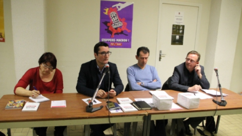 Débat avec Olivier Dartigolles dirigeant national du PCF