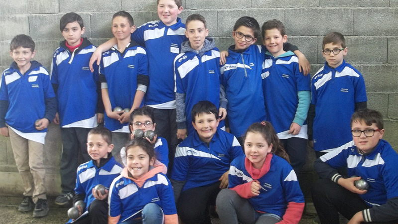 Les jeunes de la pétanque en grande forme
