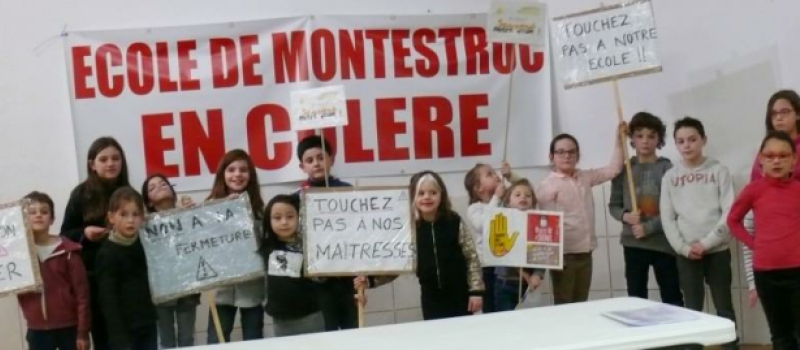 Les parents d'élèves de Montestruc et Masseube manifestent contre la suppression d'un poste d'enseignant 
