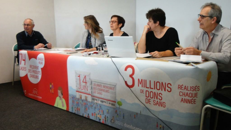 Une nouvelle présidente à l'U.D.des Associations pour le Don de Sang Bénévole