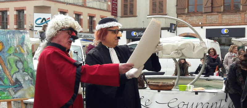 les divers épisodes du carnaval sur le marché