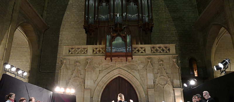 Choeur et orgue en l'église Sainte Marie